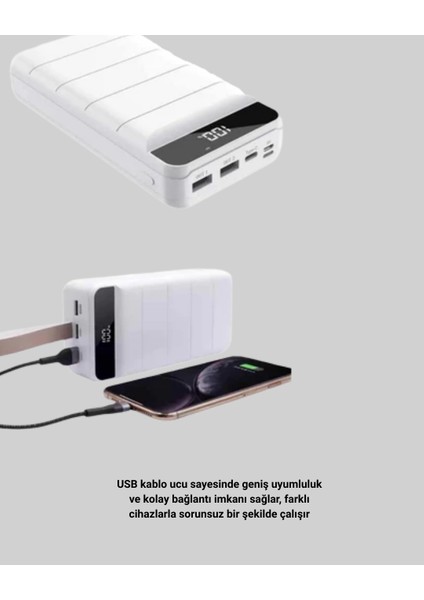 Yzlal Lightning ve Type-C Girişli 50000MAH Powerbank indirimleri