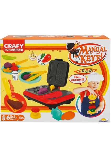 Mangal Keyfi Oyun Hamuru Seti 300 gr 22 Parça fiyatları