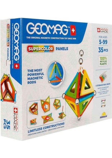 0377 Renkli Manyetik Zeka Oyunu 35 Parça -Nessiworldman