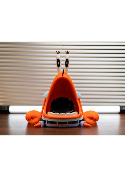 Sünger Bob Bay Yengeç Mr Krabs Hazneli Figür