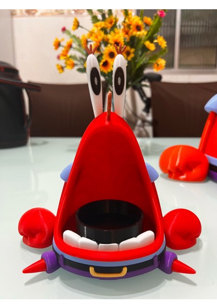 Sünger Bob Bay Yengeç Mr Krabs Hazneli Figür modelleri