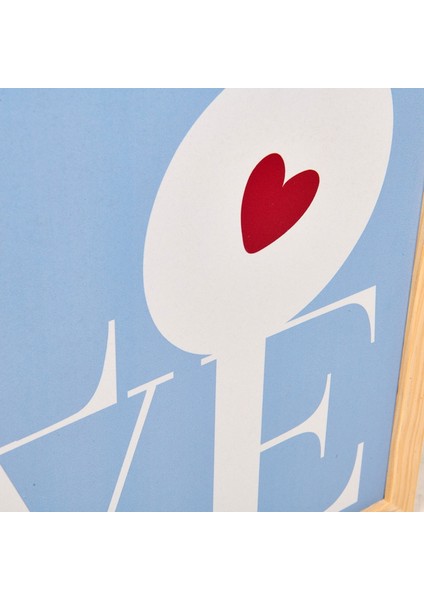 Deco Bold Hearts Duvar Panosu - Mavi - 30X40 cm modelleri
