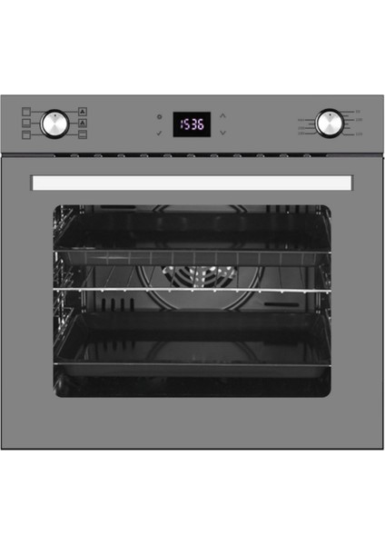 ve Afm Tech Markalı /grilon Antrasit Ankastre Set ( ED078 -Wfa 1'wok + FM3407 + FM7710 ) modelleri