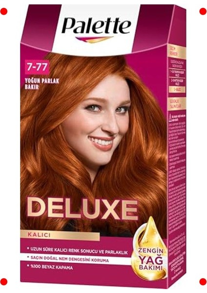 Yoğun Parlak Bakır Saç Boyası