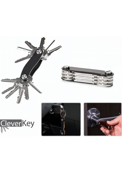 Akıllı Anahtarlık | Düzenleyici ve Çok Fonksiyonlu Anahtar Tutucu (Metal Gövde) fiyatları