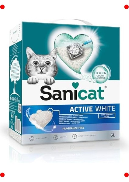 Topaklanan Kokusuz Kedi Kumu, 6 Litre