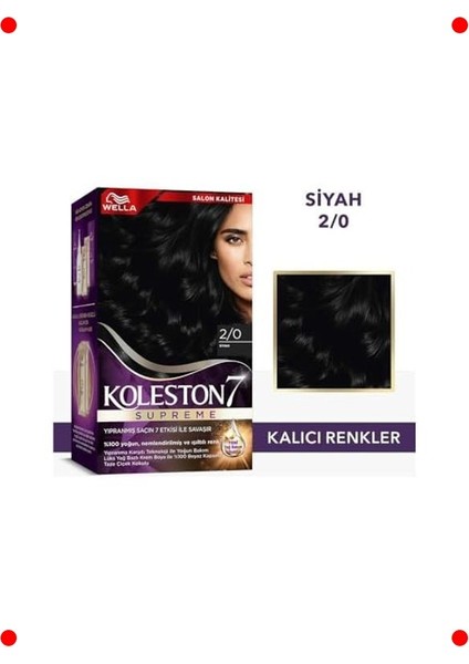 Siyah Saç Boyası Kiti 2-0 fiyatları
