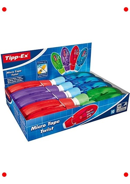 Düzeltme Rulosu 10'lu Paket - 4 Renk