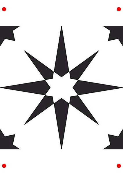 Altair Siyah Yapışkanlı Yer Karosu