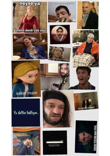 Komik Telefon Laptop Notebook Tablet Defter Matara Stiker Etiket ST2043