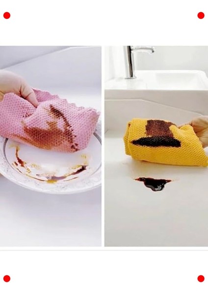 Mikrofiber Genel Temizlik Bezleri 5'li Set fırsatları