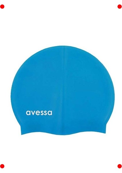 Silikon Yüzücü Bonesi - Saks Mavi