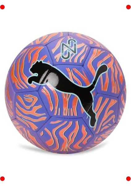 Grafik Desenli Futbol Topu - Turuncu