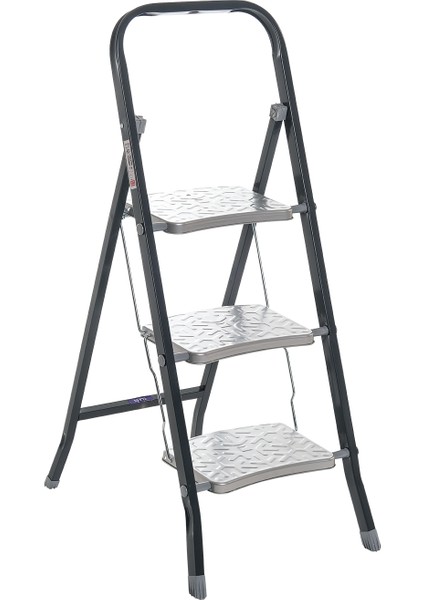 Easystep 3 Basamaklı Katlanabilir Kullanımı Pratik Taşıması Kolay Portatif Merdiven