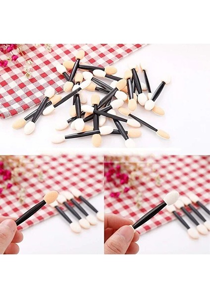 10’lu Göz Makyaj Aplikatörü Seti – Çift Uçlu, Sünger Başlıklı, Far Uygulama Için Ideal 722335