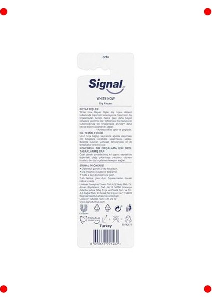 Beyaz Dişler Için Orta Sertlikte 2'li Diş Fırçası Seti modelleri