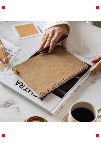 A5 Kraft Kapak Çizgili Not Defteri (70 Yaprak) indirimleri