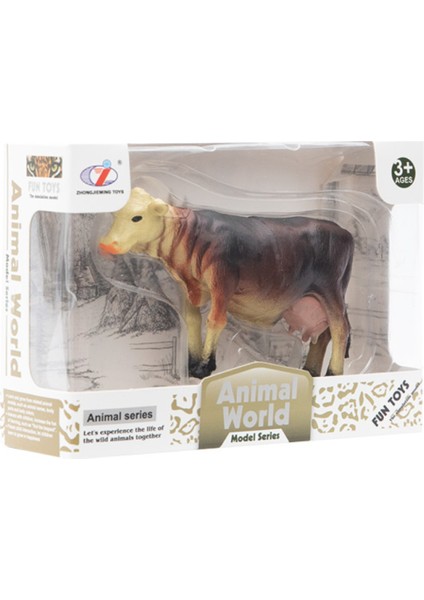 Kutulu Model Figür Hayvan Kahverengi Inek fiyatları