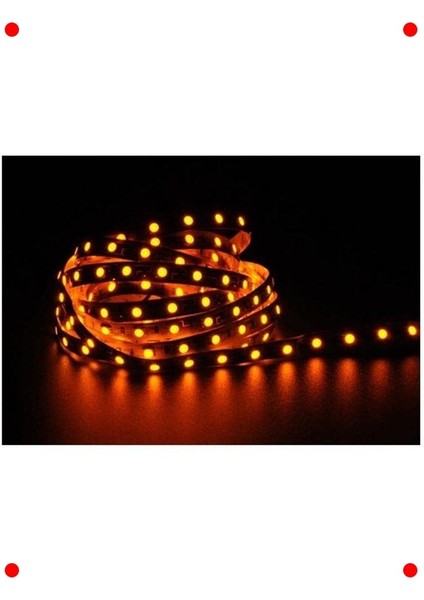 1 Metre Amber Iç Mekan LED Şerit Aydınlatma