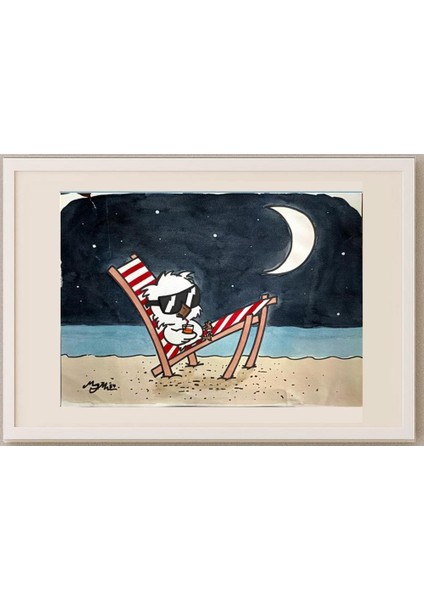 Mohammad Javad Mohommadi 43X30CM Orijinal Karikatür Tablo fırsatları