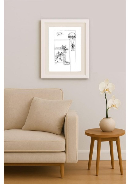 Josip Minks 43X30CM Orijinal Karikatür Tablo indirimleri