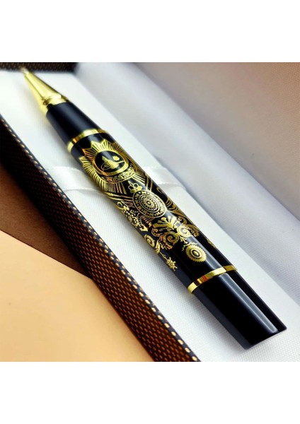 Kutulu Osmanlı Tuğralı Metal Kalem fiyatları