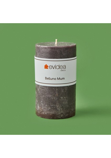 Deco Belluno Mum - Koyu Gri - 12 cm