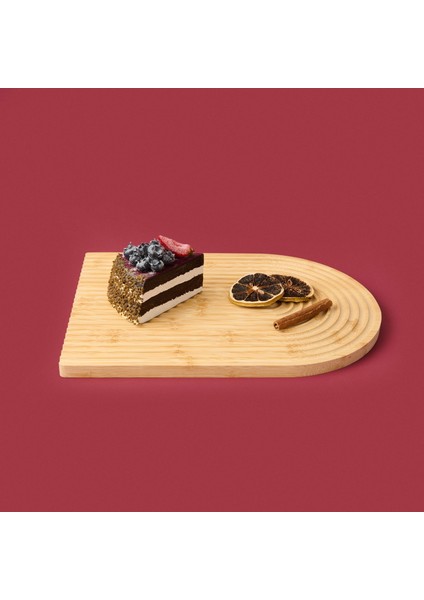 Lena Bambu Sunum Tahtası - Açık Kahverengi - 33X24 cm fiyatları