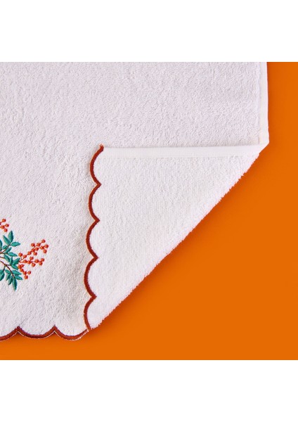 Soft Urban Delight Onda Yüz Havlusu - Ekru / Kahverengi - 50X90 cm modelleri