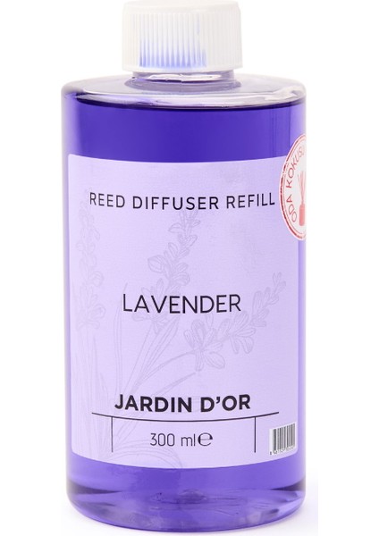 D'or Lavender Oda Kokusu Yedek Şişe - Şeffaf - 300 ml