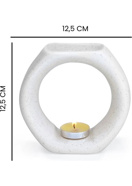 Deco Aisa Seramik Buhurdanlık - Krem - 12.5 cm modelleri