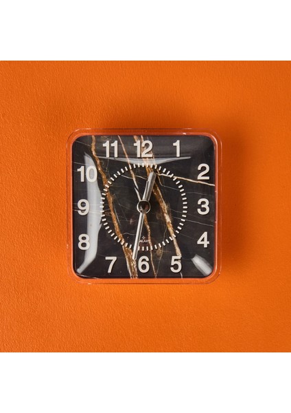 Kare Mıknatıslı Buzdolabı Saati - Asorti - 10 cm modelleri