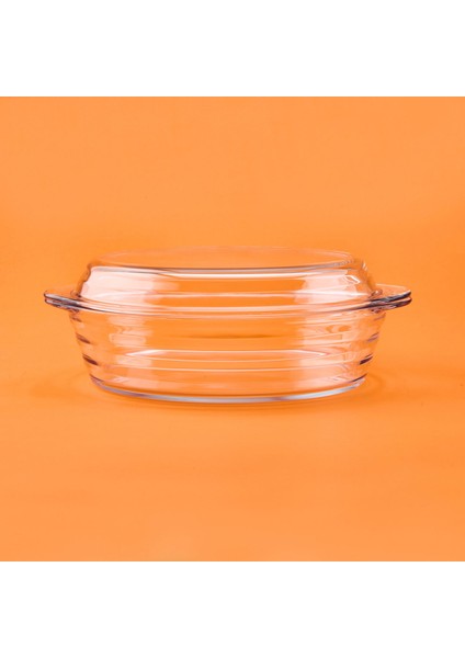 Ripple Kapaklı Tencere - Şeffaf - 34X21 cm fiyatları