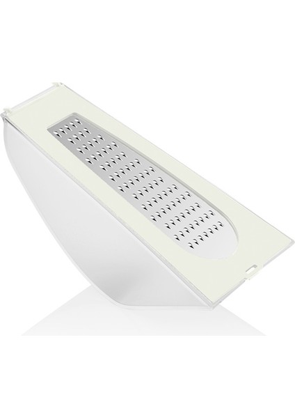 Hazneli Rende Pratik Qlux Paslanmaz Çelik Hazneli Rende L-00789