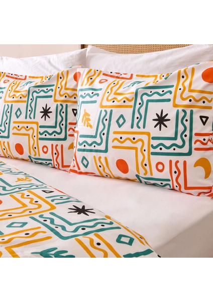 Soft Cubo Çift Kişilik Nevresim Takımı - Renkli fiyatları