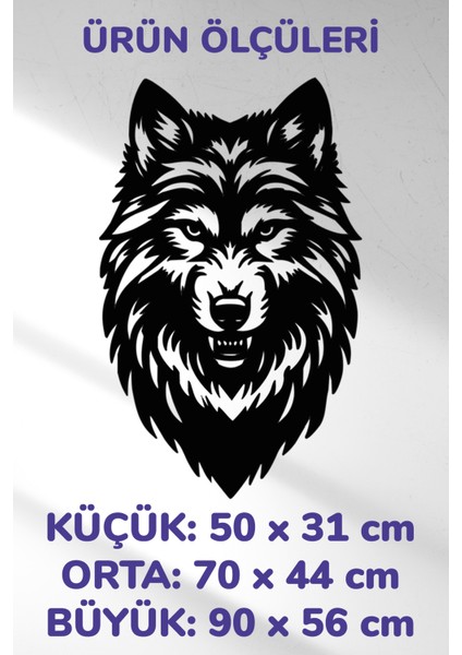 LED Işıklı Kurt Figürlü Tablo Dekoratif Duvar Dekorlu Gece Lambası indirimleri