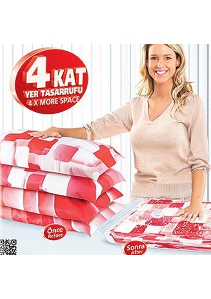 Saver Bag 3'lü Vakumlu Saklama Poşeti modelleri