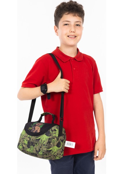 Lisanslı T-Rex Desenli Ilkokul Beslenme Çantası modelleri