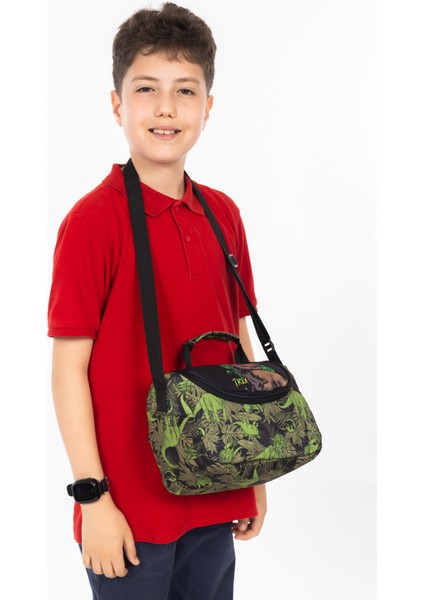 Lisanslı T-Rex Desenli Ilkokul Beslenme Çantası fırsatları