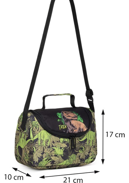 Lisanslı T-Rex Desenli Ilkokul Beslenme Çantası