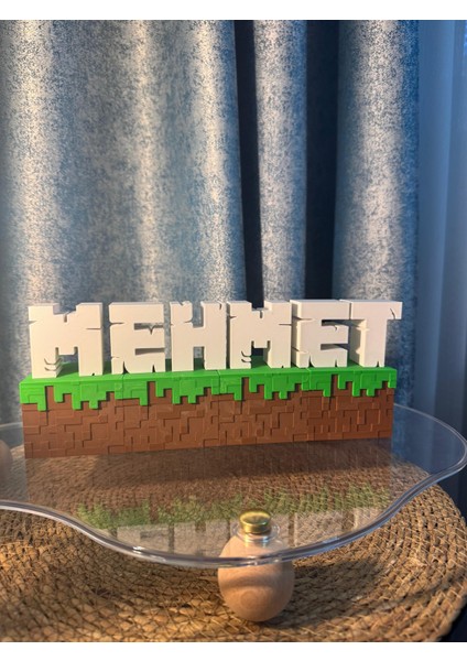Isme Özel Minecraft Blok Dekor 6 Harf fiyatları
