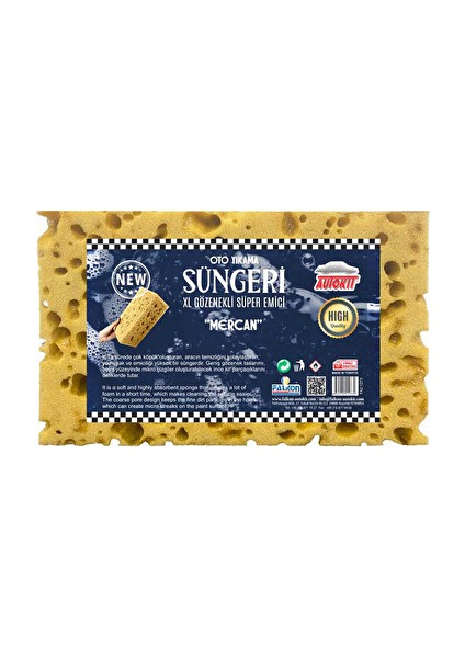 Mercan Oto Yıkama Süngeri