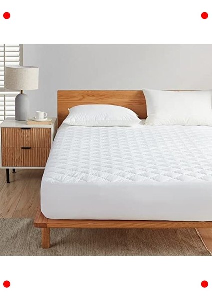 Tek Kişilik Kapitone Lastikli Yatak Koruyucu Alez