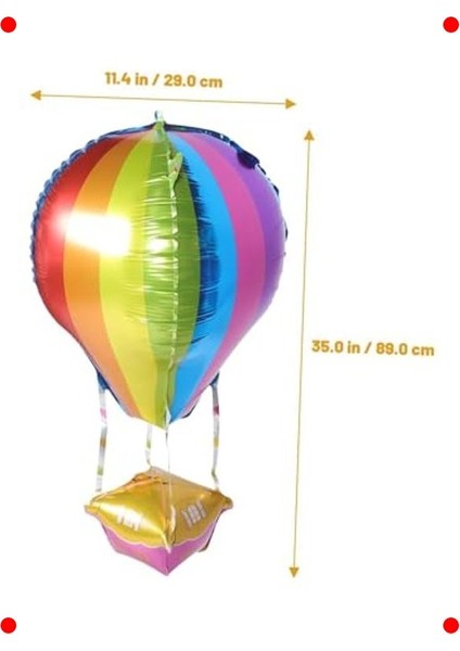 22 Inç Uçan Balon Temalı Renkli Folyo Balon fiyatları