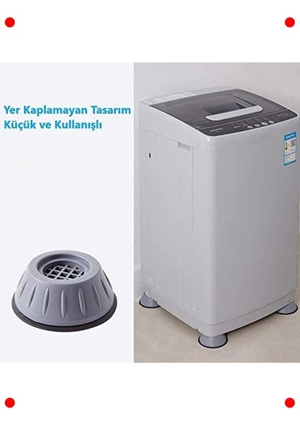 4'lü Titreşim ve Gürültü Önleyici Makine Ayağı Seti modelleri