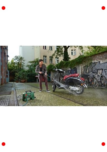 Yüksek Basınçlı Yıkama Makinesi - 5 Metre Hortumlu, Yeşil indirimleri