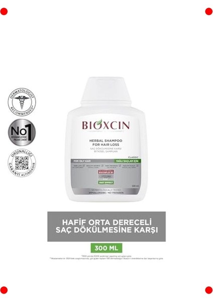 Yağlı Saçlar Için Güçlendirici Şampuan Seti (3X300ML) fiyatları