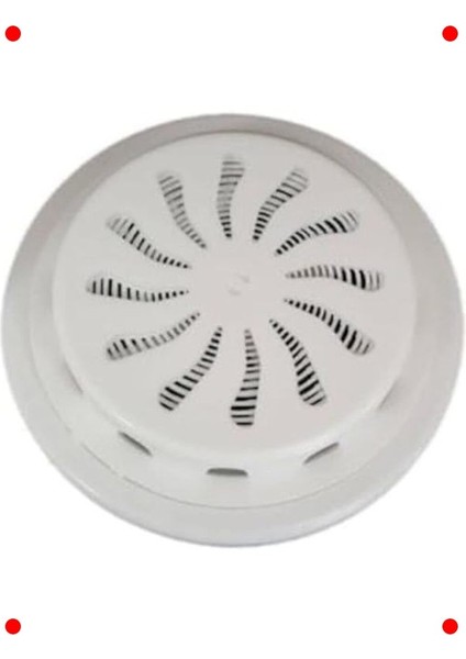 Ayarlı Beyaz Ø18CM Cam Havalandırma Menfezi