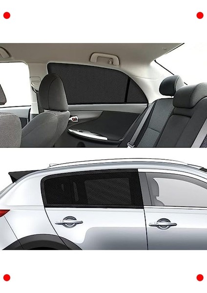 Araç Yan Cam Perdesi ve Güneşlik (Anne-Bebek Uyumlu)