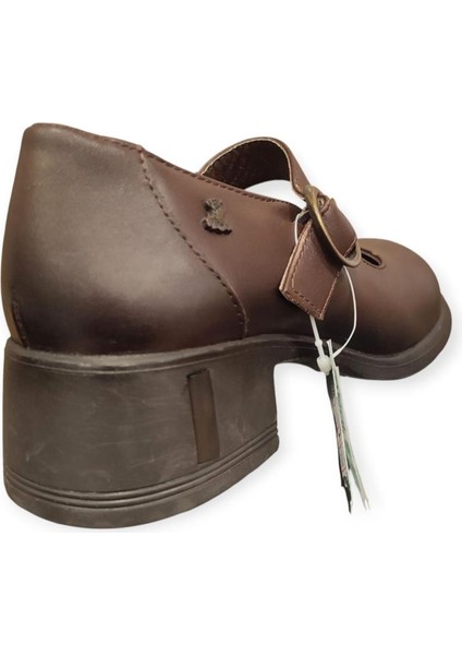 2555002K Topuklu Mary Jane Deri Kadın Ayakkabı fırsatları